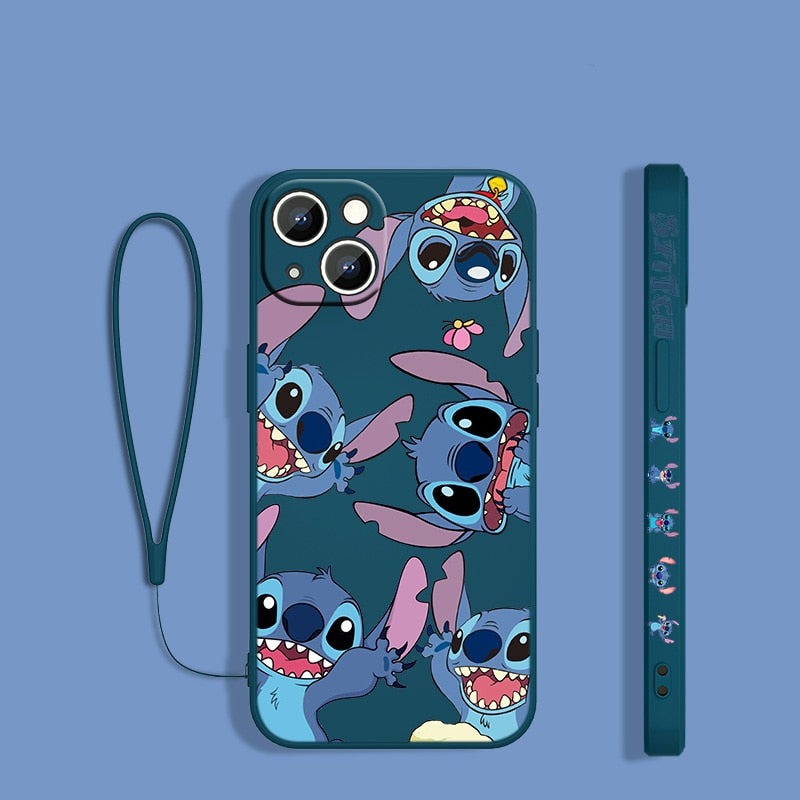 Capa para iPhone 13 Pro Max Desenhos Animados Capa de Telefone