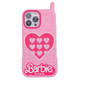 Capinha iPhone Barbie Silicone Rosa