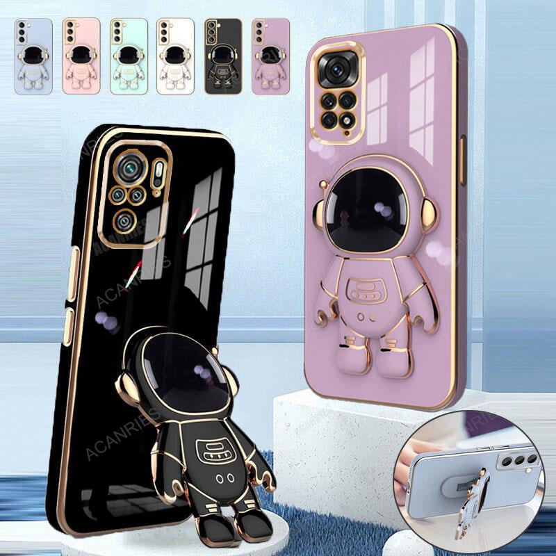 Capinha Xiaomi Astronauta Slim Com Suporte Roxo