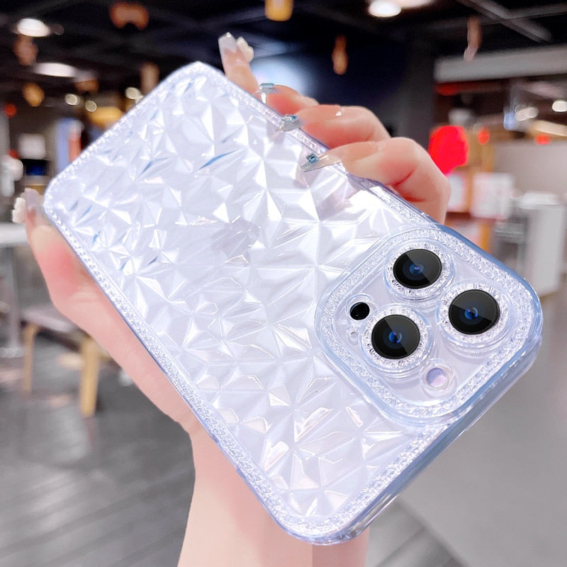 Capinha Samsung Diamante Cristal Com Glitter À Prova de Choque