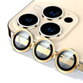 Kit Anel Protetor de Câmera Para iPhone - Dourado