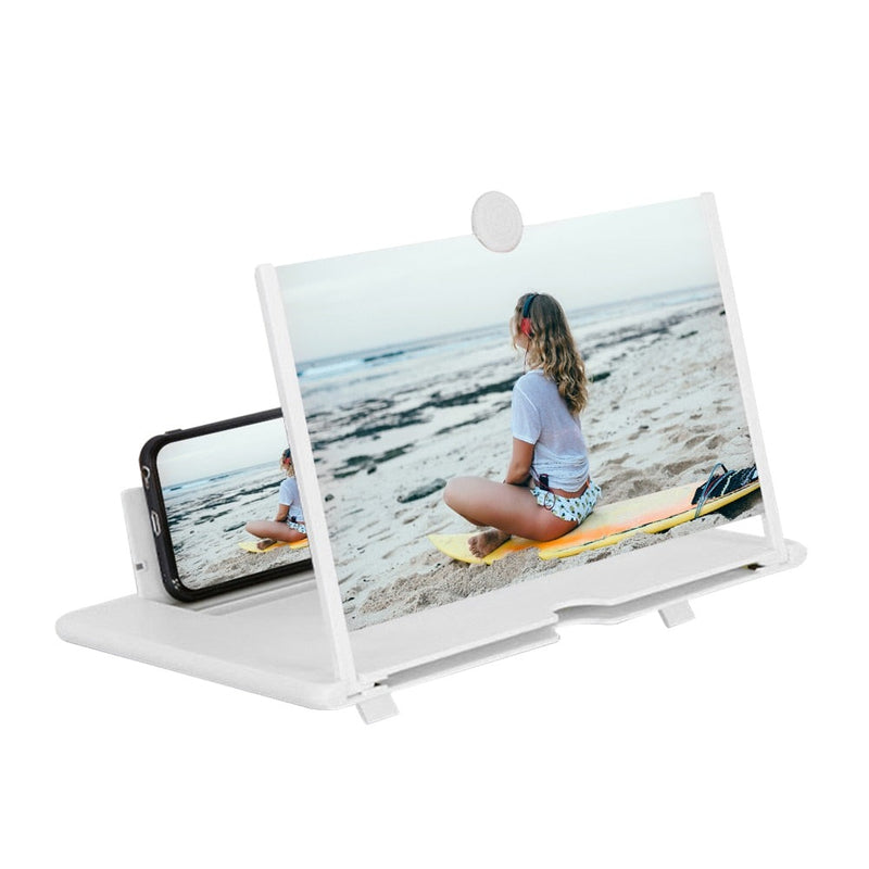 BigScreen® - Amplificador 3D de Tela de Celular c/ Suporte 10″