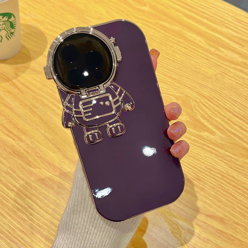 Capinha iPhone Astronauta Luxo com Protetor de Câmera