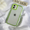 Capinha iPhone Shockproof Transparente Candy Color