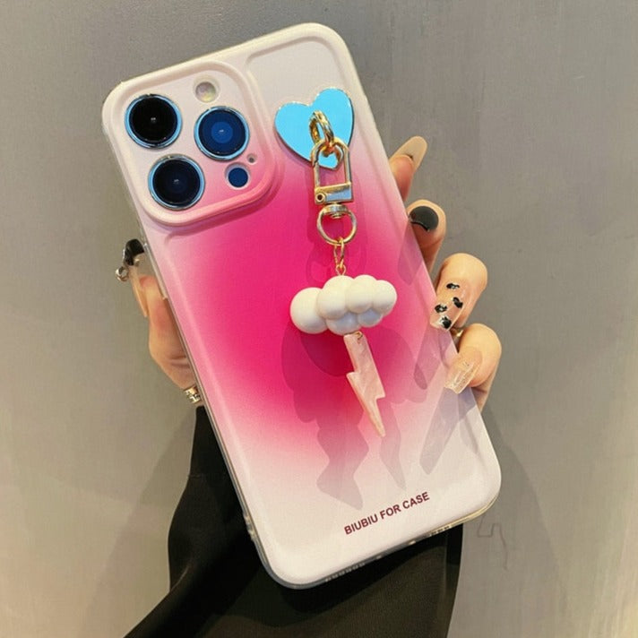 Capinha iPhone BabyGirl c/ Pingente Fofo