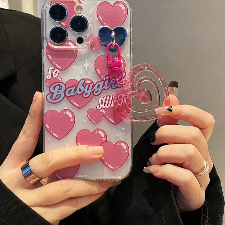 Capinha iPhone BabyGirl c/ Pingente Fofo