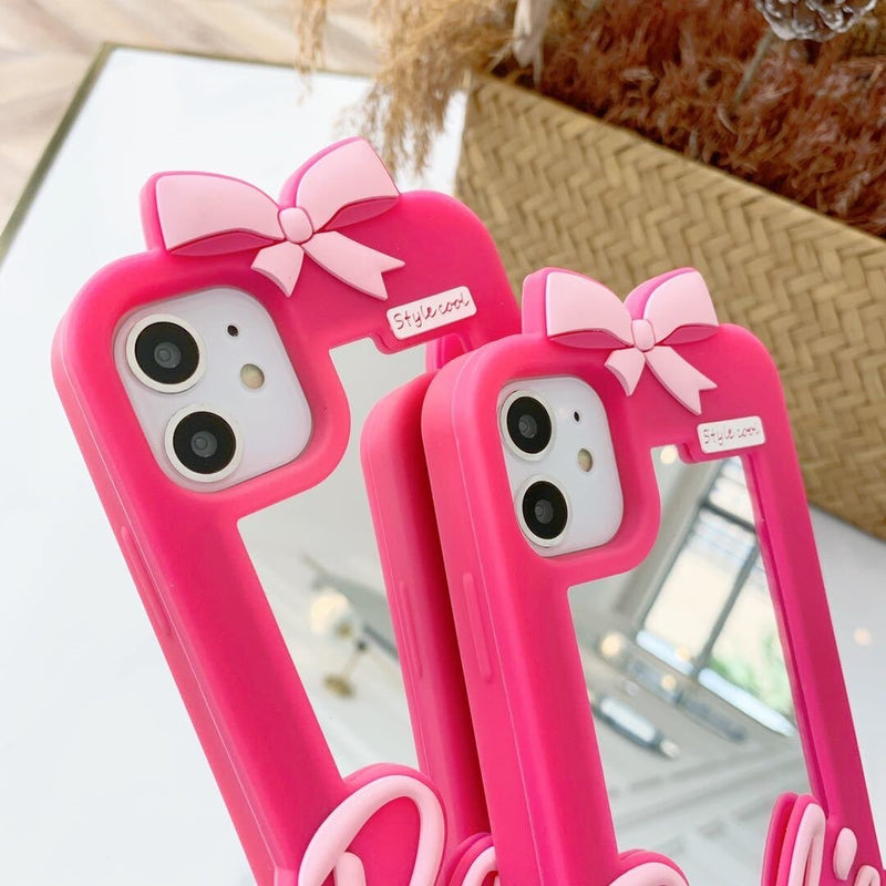 Capinha iPhone Barbie Girl Style Com Espelho