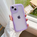 Capinha iPhone Ondulada Transparente Candy Colors (6 Cores)