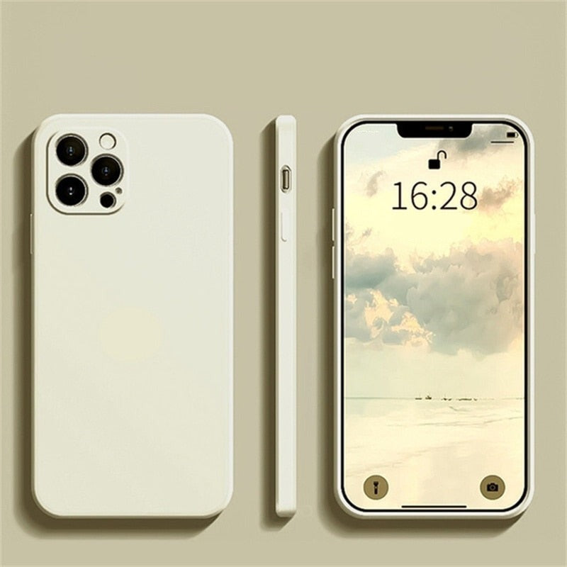 Capinha iPhone Básica a Prova de Choque Off White [3 por 139,90]