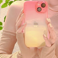 Capinha iPhone Gradiante Transparente Candy