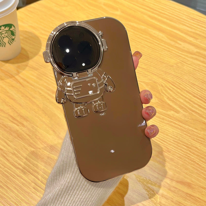 Capinha iPhone Astronauta Luxo com Protetor de Câmera