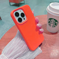 Capinha iPhone Basic Luxo Silicone Vermelha